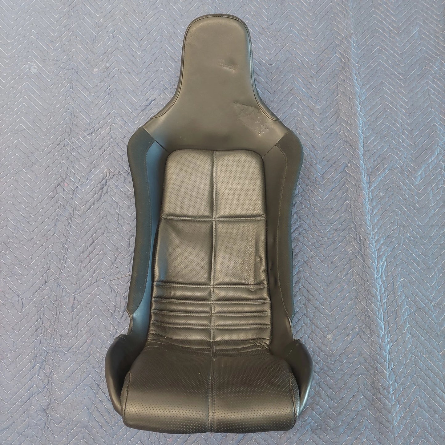 Used Passenger Seat Black Leather with Lumbar Support A120V0120S