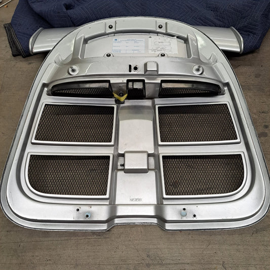 USED EXIGE TRUNK/ENGINE LID W/WING - ARTIC SILVER
