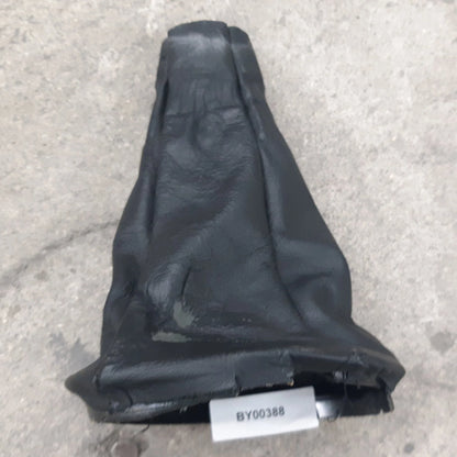 Used Plain Black Leather Shift Boot, B120V0001K