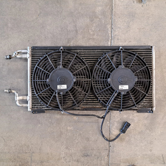 USED ELISE/EXIGE OEM AC CONDENSER INCLUDING COOLING FANS - A117P0130H