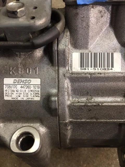 Used AC Compressor with Pulley/Clutch Assembly
