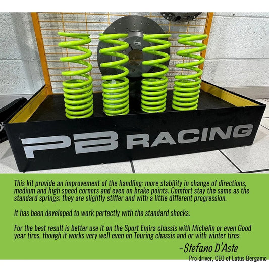 PB Racing Lowering Springs