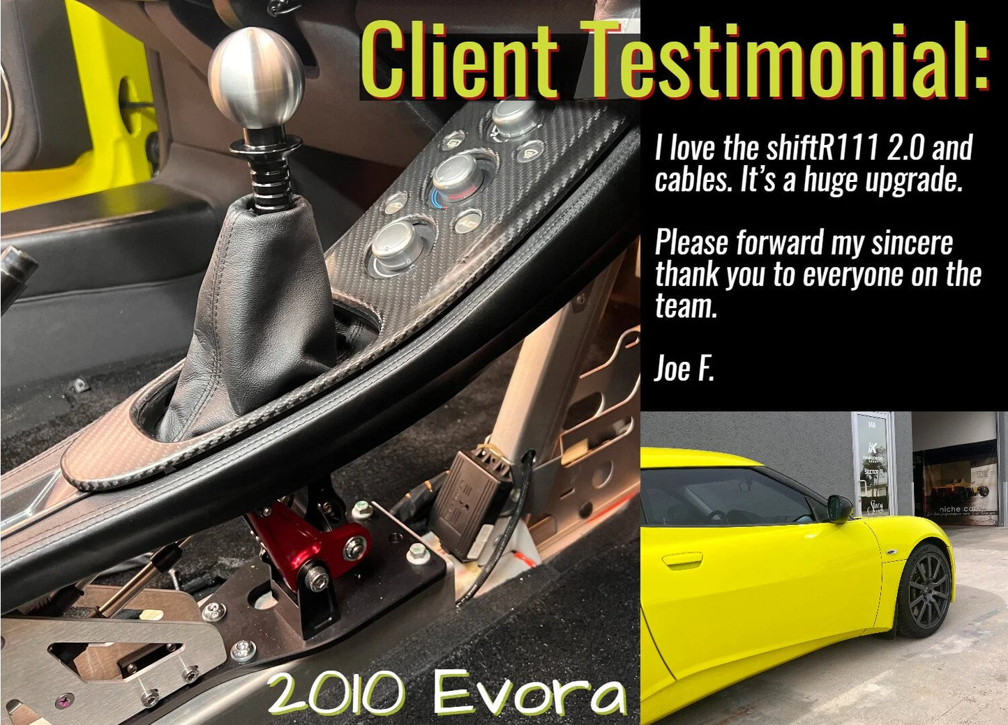 Ultimate Evora shiftR111 2.0