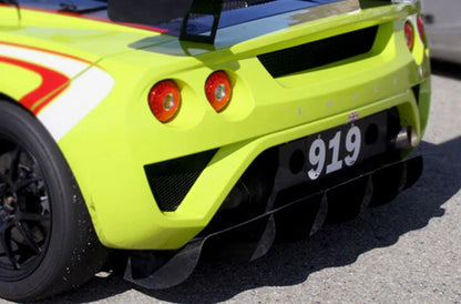 Lotus Elise S2 (Std)/2-Eleven Carbon Rear Diffuser - 5 Element