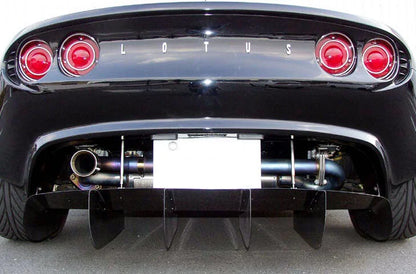 Lotus Elise S2 (Std)/2-Eleven Carbon Rear Diffuser - 5 Element